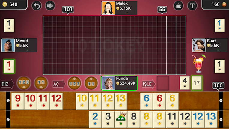 101 Okey - İnternetsiz screenshot