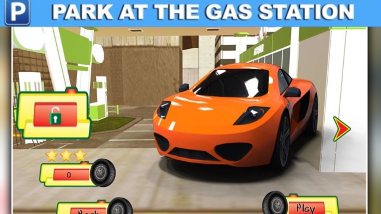 Gas Station Car Driving screenshot