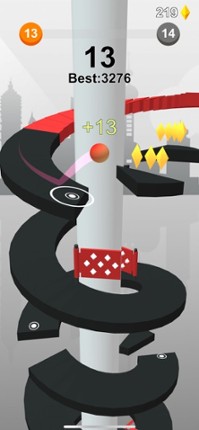Jump Ball-Bounce On Tower Tile screenshot