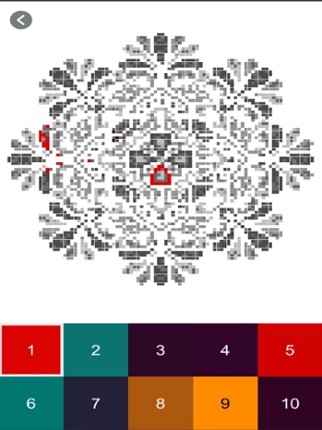 Mandala Pixel Art Coloring screenshot