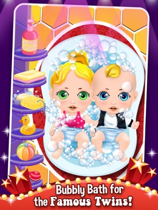 Mommy's Celebrity New Born Twins Doctor - newborn babies salon games! screenshot