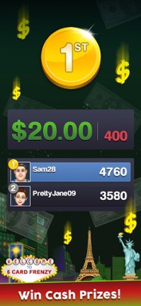 5 Card Frenzy: Solitaire Money screenshot