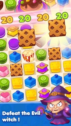 Candy Cake Boom - 3 match splash desserts puzzle game screenshot