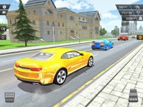 City GT Car Racer in Traffic Image