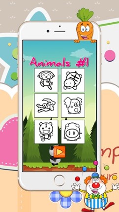 Easy Animals How to Draw and Color for kids Image