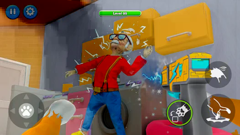 Angry Grandpa: Cat Simulator screenshot