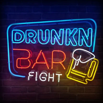 Drunkn Bar Fight Mobile Image