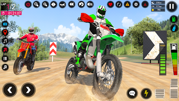 Dirt Bike Stunt - Bike Racing Image