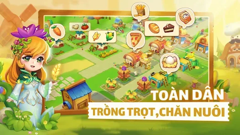 Thị Trấn Củ Cải ZingPlay screenshot