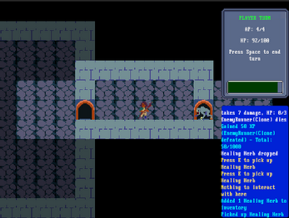 Gridfall: A Proto-Roguelike Image