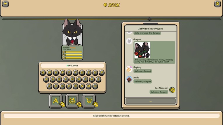Infinity Cats Project screenshot