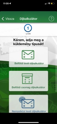 Magyar Posta applikáció Image