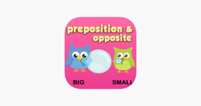 Preposition &amp; Opposite Words Vocabulary For Kids Image