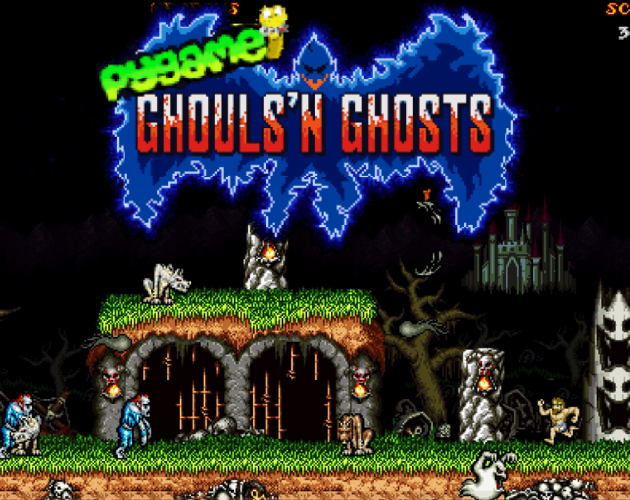 Games like Pygame Ghouls 'N Ghosts