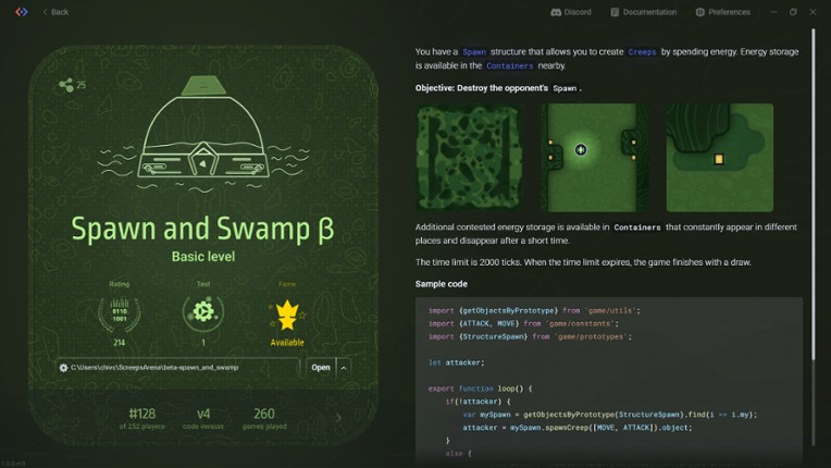 Screeps: Arena screenshot