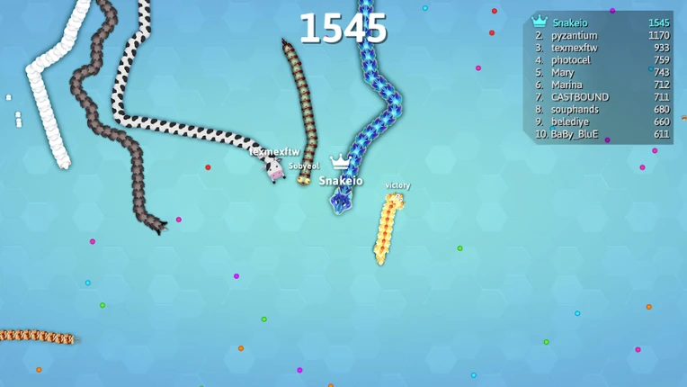 Snake.io screenshot