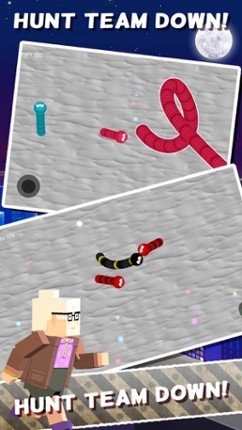 Snake War Run - eat color games screenshot
