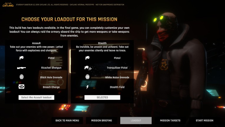 Starship Saboteur Prototype screenshot