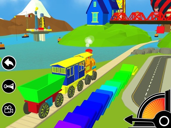 3D Toy Train - Free Kids Train Game screenshot