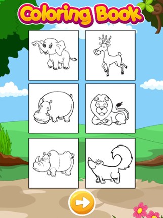 Animals Coloring Pages for Kids Girls & Boys HD screenshot