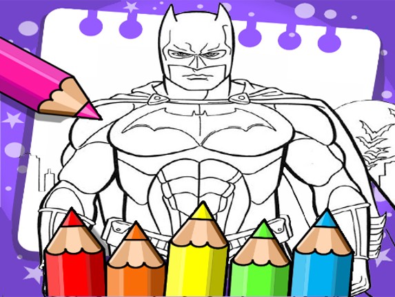Batman Beyond Coloring Book Image