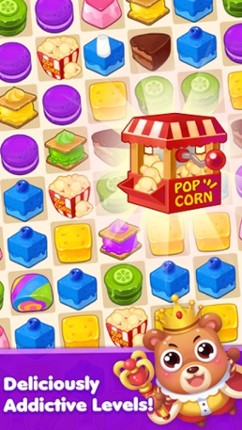 Candy Cake Boom - 3 match splash desserts puzzle game screenshot