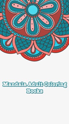 Coloring Books Mandala Adult Games For Relax Image