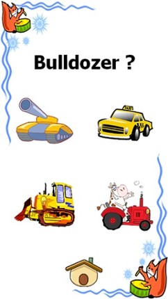 Easy car games and public transportation daily english words screenshot