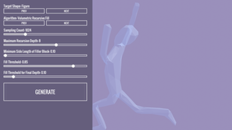 Fill Shape Generator Lab screenshot