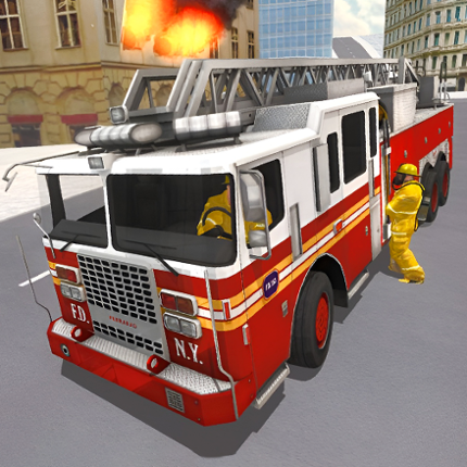Fire Truck Driving Simulator Image