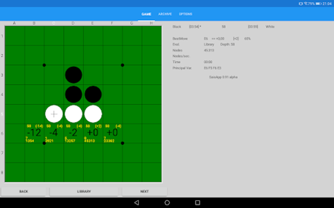 SaioApp - The Othello engine screenshot