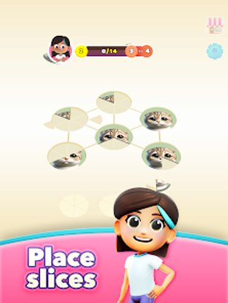 Mia's Slices: Art Puzzle Game screenshot