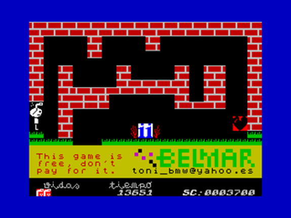 Belmar (ZX Spectrum 48K) + map + cheats Image
