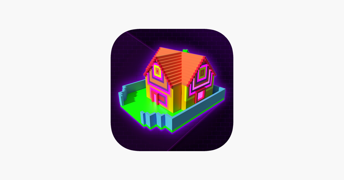 Games like Glow House Voxel - Neon Draw