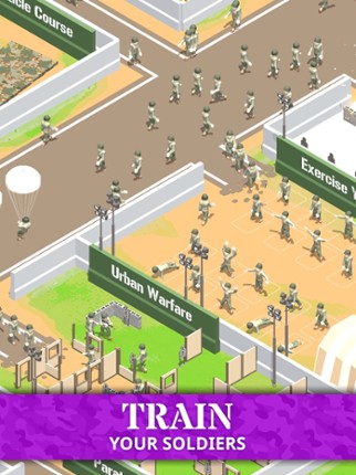 Idle Army Base: Tycoon Game Image