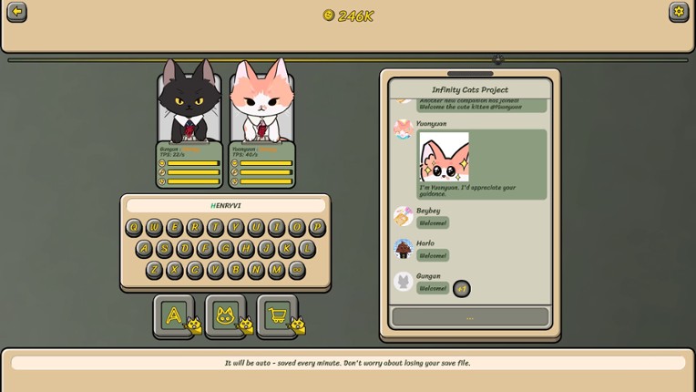 Infinity Cats Project screenshot