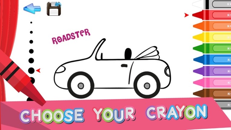 Mini Car Coloring - The painting car games screenshot
