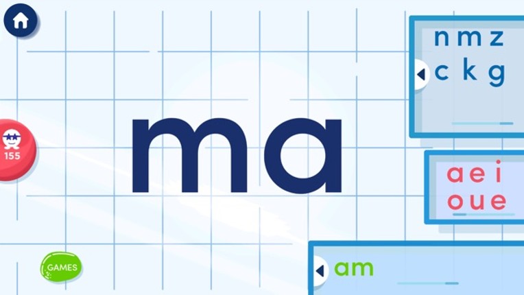 Montessori French Syllables - learn to read French words in a fun lab setting screenshot