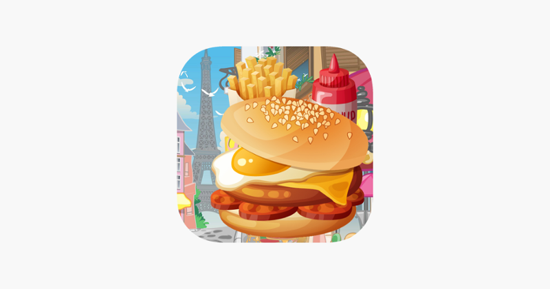 Paris Chef Restaurant : Food Court Burger Game Cover