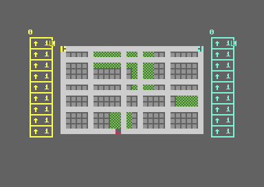 Games like PrgTaxi2P (Commodore 64) by Doczens