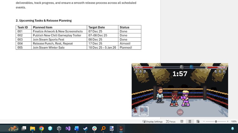 Punch, Rest, Repeat screenshot