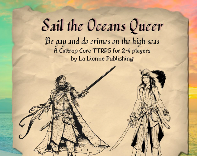 Games like Sail the Oceans Queer TTRPG