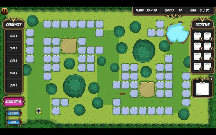 The Catalyst Acolyte Tower Defense screenshot