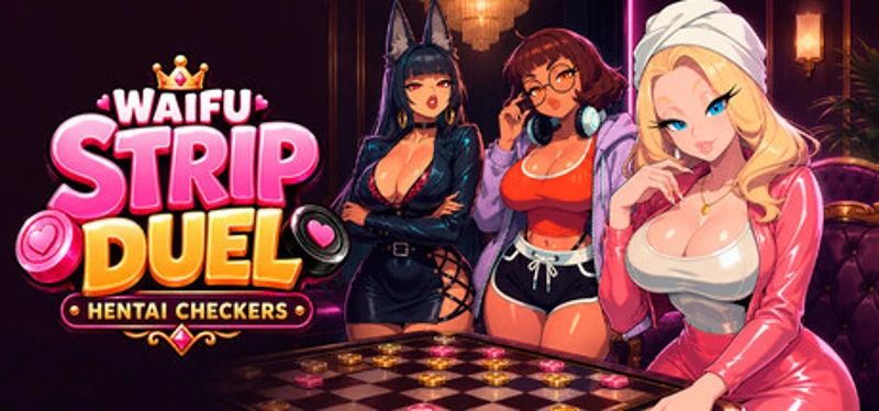Waifu Strip Duel: Hentai Checkers Image
