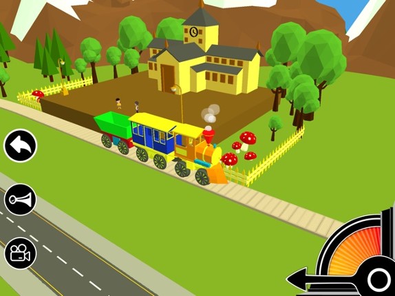 3D Toy Train - Free Kids Train Game screenshot