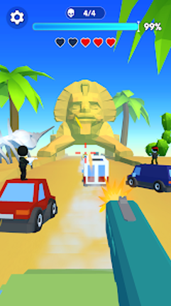 Car Race Shooter screenshot
