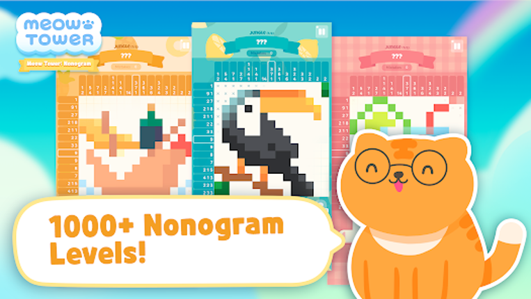 Meow Tower: Nonogram (Offline) Image