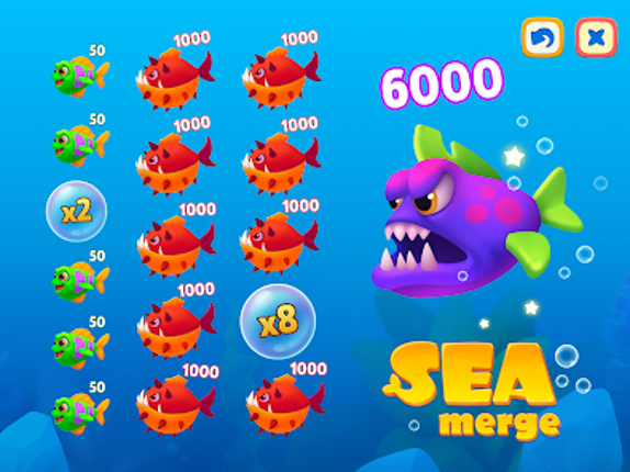 Sea Merge: Fish & Merging Game screenshot