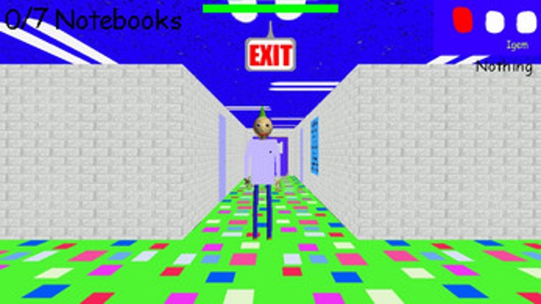Baldi's Basics In Weird Party Image