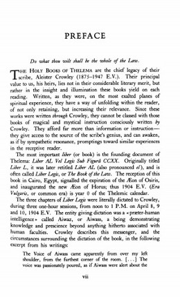 The Holy Books of Thelema Image